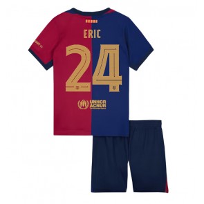 Barcelona Eric Garcia #24 Dětské Domácí dres komplet 2024-25 Krátký Rukáv (+ trenýrky)